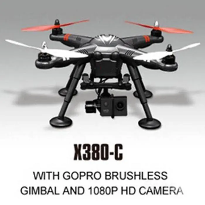 

High Quality XK X380 - C Headless Mode 2 Axis Gimbal RC Quadcopter RTF with 1080P Camera and GPS