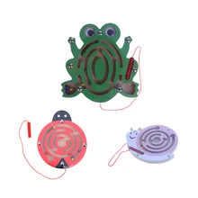 Детские магнитные игрушки-лабиринты деревянная головоломка для детей игра дети Ранний Образовательный мозговой тизер деревянная игрушка интеллектуальная головоломка доска