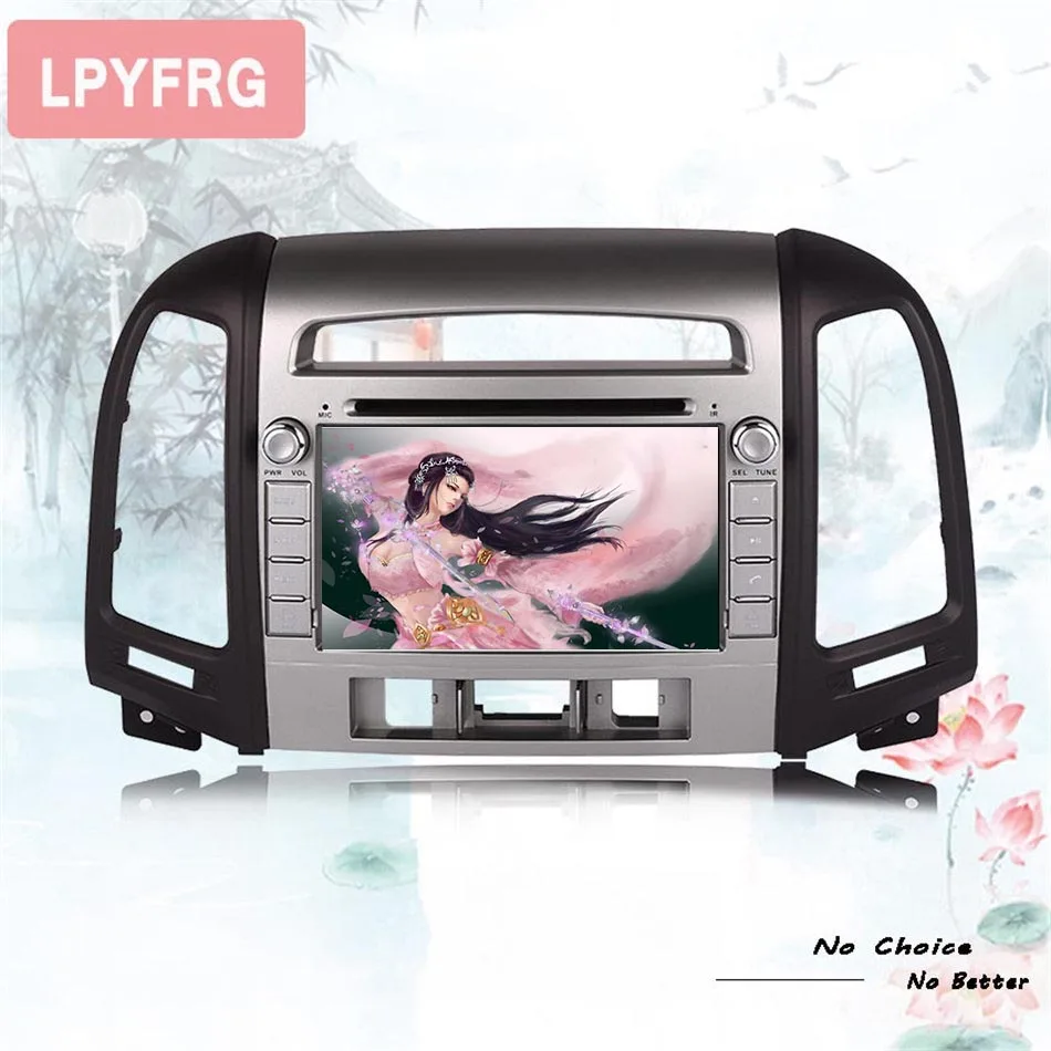 Discount 7" 4G Android 9.0 Octa Core 4GB RAM 64GB ROM Car DVD Radio Stereo GPS For Hyundai SANTA FE 3 Hole 2006 2007 2008 2009-2011 2012 3