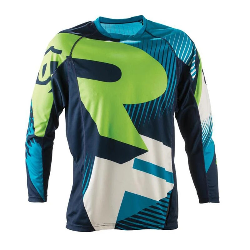 2019 Fury Race Moto MX Горный велосипед Мотокросс Джерси BMX DH MTB футболка одежда с длинным