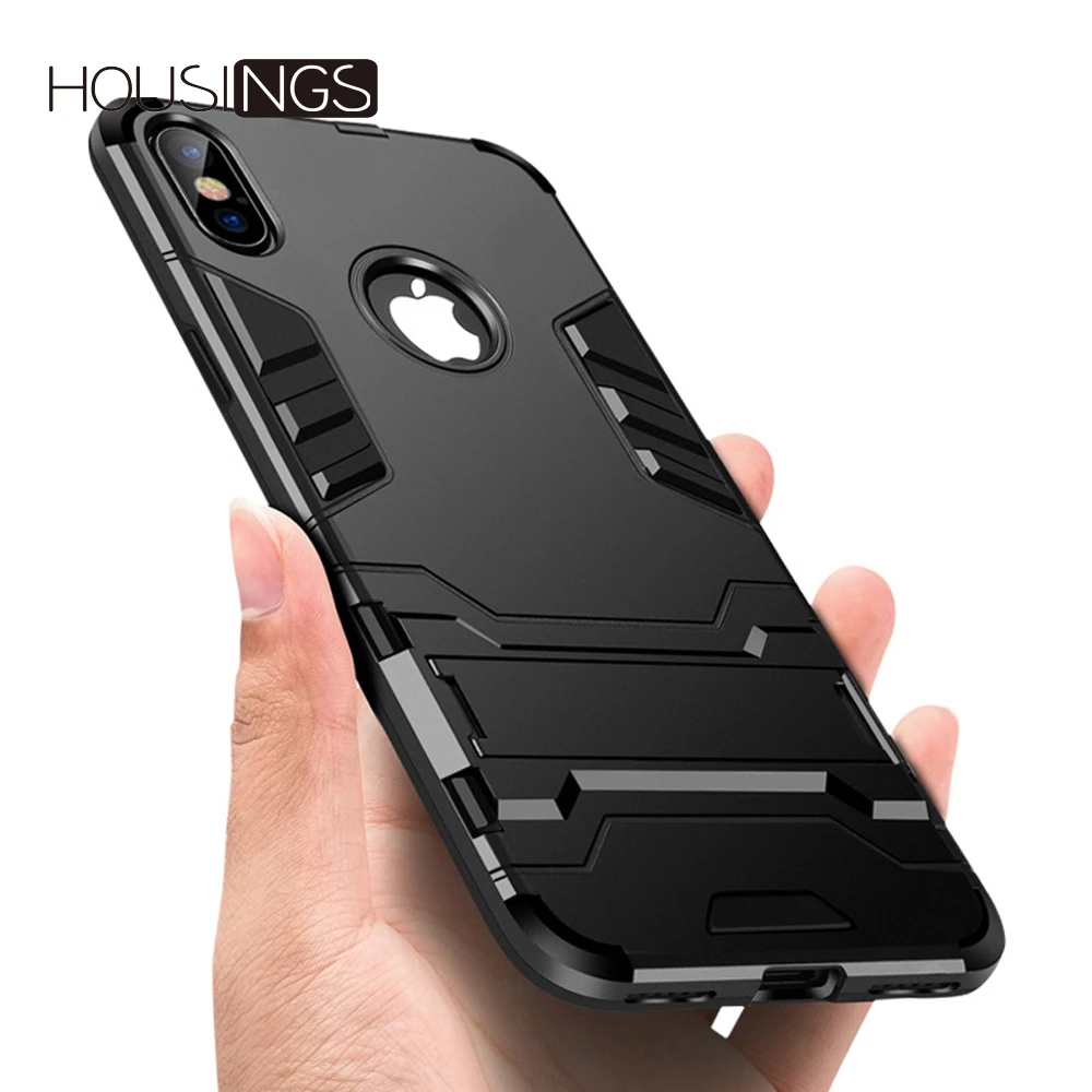 

Housings Shockproof Case For iPhone 7 8 Plus X Military Luxury TPU Protective Hard Case For iphone 6 6s Plus 5 5s SE Coque Cover