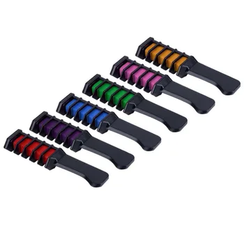 

2017 Newest 6PCS/SET Mini Disposable Personal Salon Use Hair Dye Comb Professional Crayons For Hair Color Chalk Hair Dyeing Tool