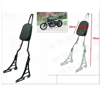 

Motorcycle Sissy Bar Backrest Passenger For Fit Sportster XL883 XL 1200 2004-UP