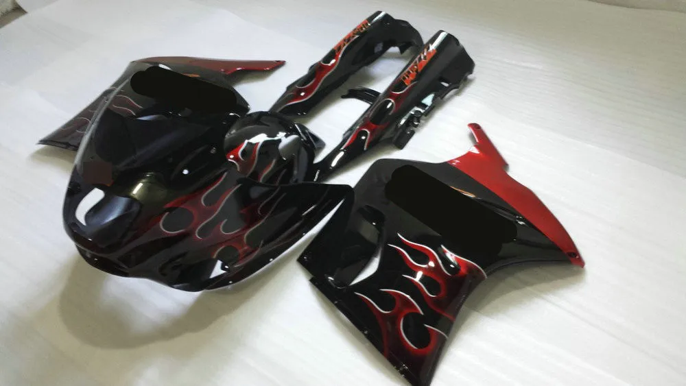 Комплект обтекателей с двойным пламенем для KAWASAKI Ninja ZZR11001993 2001 2003 ZX-11 ZZR1100D 93 01 02 03