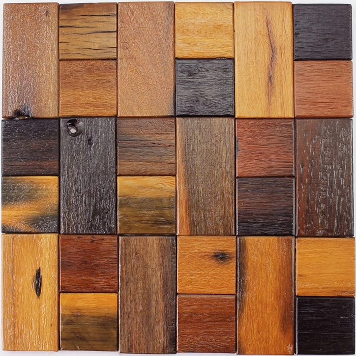 Popular wood mosaic tile buy cheap wood mosaic tile lots from ...