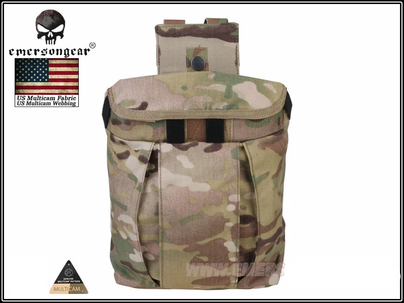 Emersongear Molle Acessórios Táticos Emerson Tactical Revista Dump Pouch Mag Malotes Multicam Em9042 Coyote Marrom Preto 2 Dump Pouch Mag Pouch Malotes Multicam EM9042 Coyote Marrom Preto
