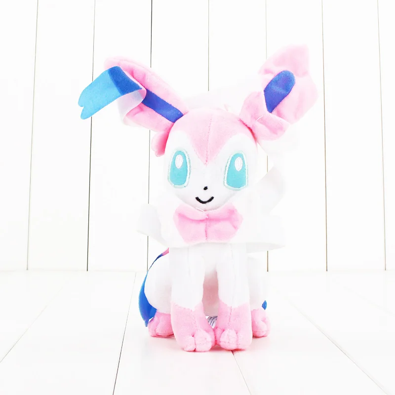 22 см Eevee vaporion Jolteon Flareon Espeon Umbreon Leafeon Glacia милые плюшевые куклы Горячая японская
