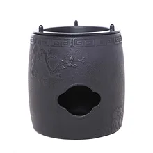 Горячие Новинка Япония чугунные дровах алкоголь горшок печи углерода уголь отопление чайник сливы База изоляции