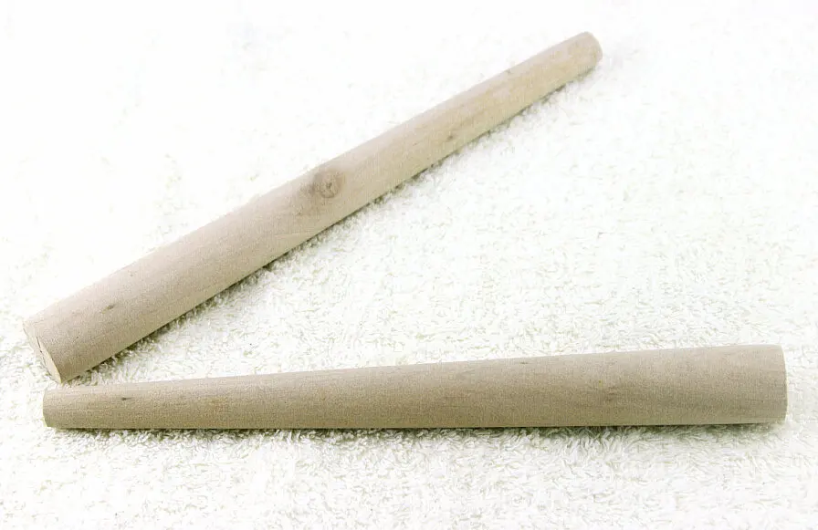 

New 2pcs Finger Ring Mandrel Round Jewelry Forming Tool Wood Bar Stick DIY