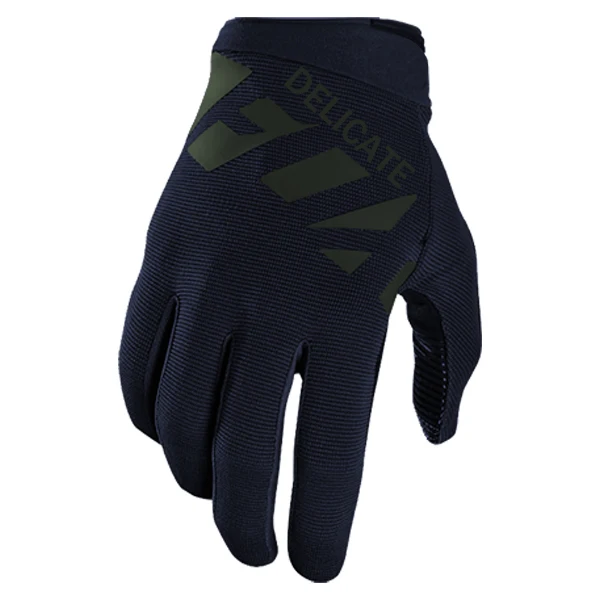 Naughty Fox DH флуоресцентный зеленый Raner MX перчатки для мотокросса по бездорожью, для езды на велосипеде, для гонок, DH MTB перчатки - Цвет: Navy blue