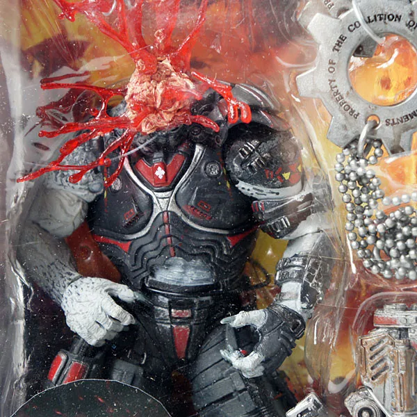 Классическая игра Gears NECA Headshot Locust Drone война фигурка 18 см коллекция