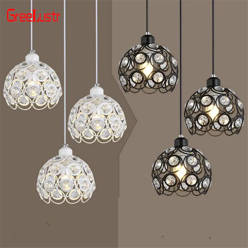 

Modern Pendant Lighting Led Crystal Chandelier Hanging Ceiling Lamp Suspension Luminaire Home Lustres Kitchen Island Fixtures