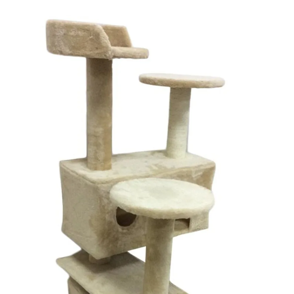 Pets Centre Toys Furnitures Kitten Cat Tree Great Cat Scratching Post Tower Climbing Tree Cat Scratch Pad Board Protecting