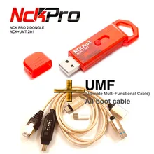 Новейший NCK Pro Dongle NCK Pro2 Dongl+ MUF все загрузочный кабель(NCK DONGLE+ UMT DONGLE 2 в 1