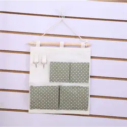 Креативный хлопковый и льняной настенный водостойкий подвесной мешок дверь за шкафом подвесной карман для домашнего хранения подвесной