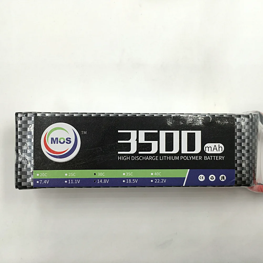 MOS 2S lipo battery 7 4v 3500mAh 30C For font b rc b font helicopter font