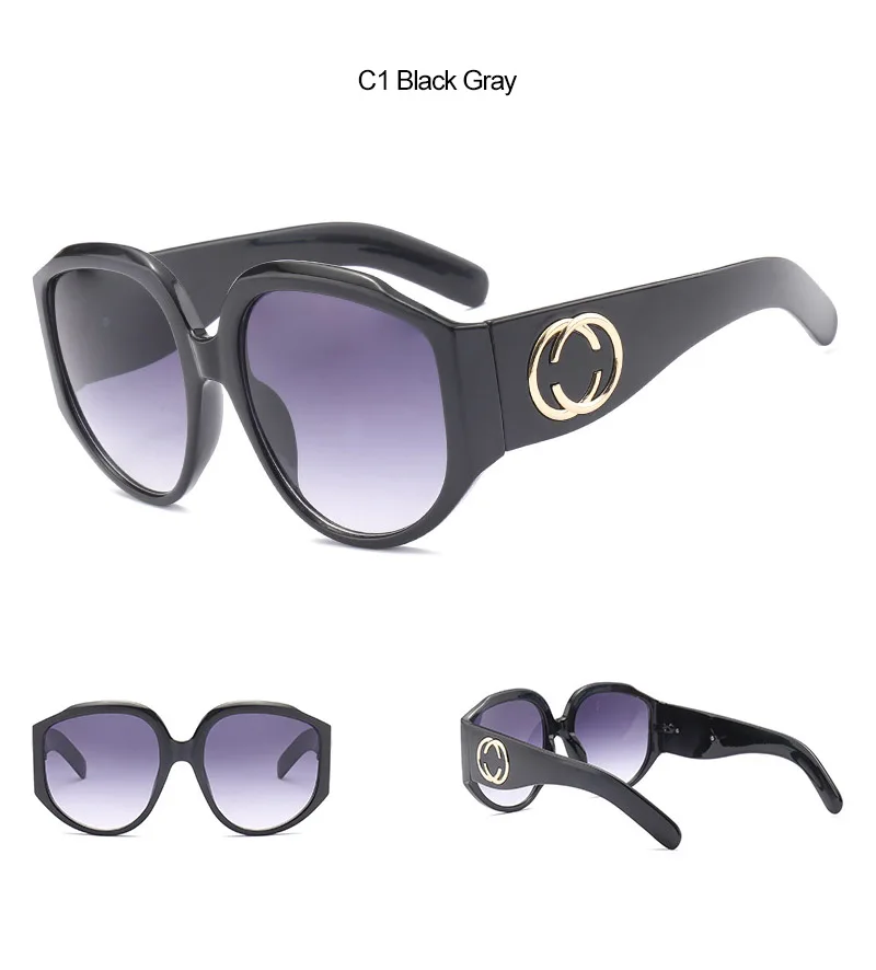 2018 Square Oversized Women Sunglasses (8)