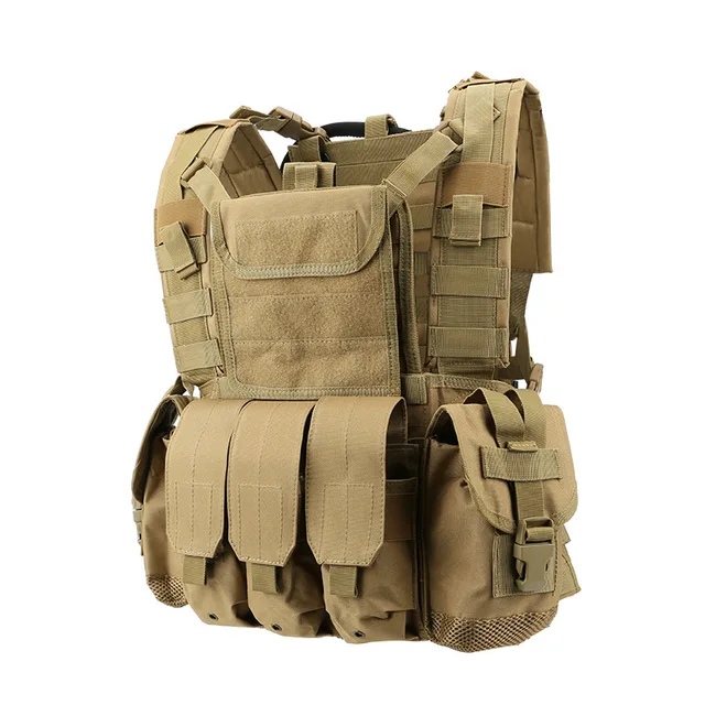2018 Military Tactical Nerf Vest Police Molle Waistcoat Combat Assault
