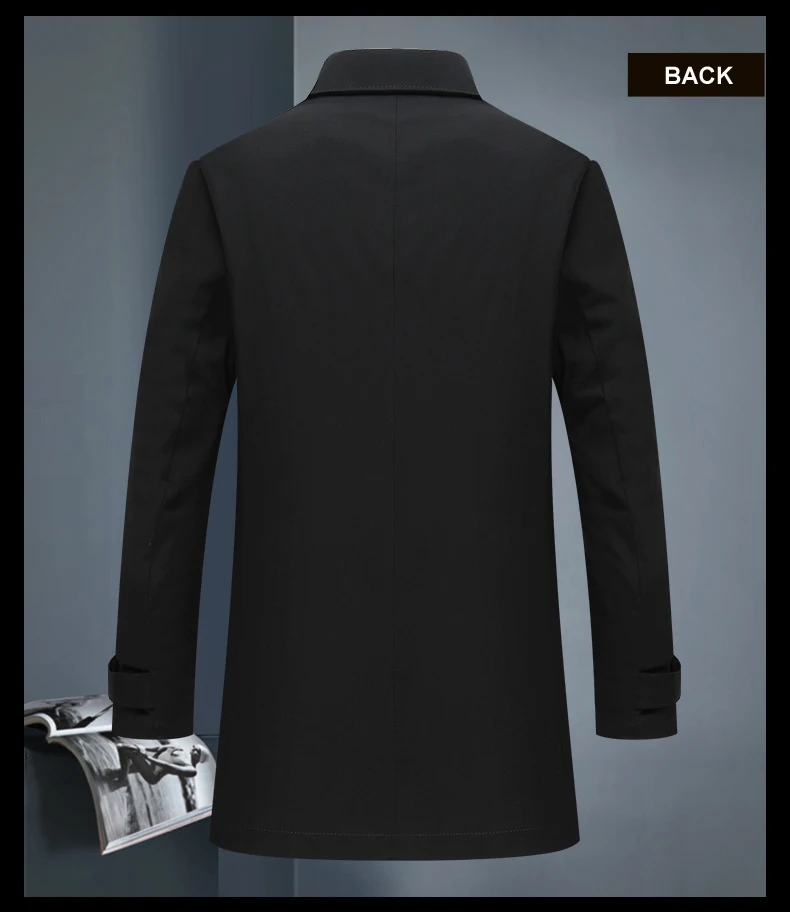 Отличное качество отложным воротником Подпушка воротник Тренчи для женщин Человек Куртка средней длины черный, темно-синий Цвета Тренчи для женщин пальто mannen