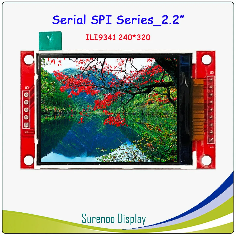 2 дюйма 320*240 SPI серийный TFT ЖК модуль драйвер экрана IC ILI9341 для MCU без сенсорной