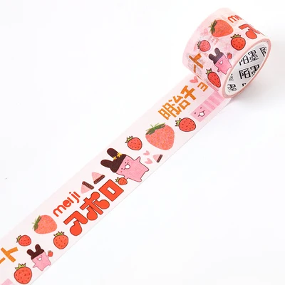 japanese snacks drinks shop strawberry fruit juice afternoon dessert washi tape diy planner scrapbooking masking tape escolar office adhesive tape aliexpress