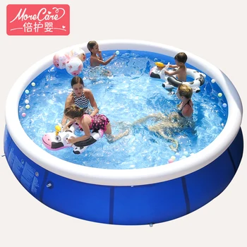 

piscina inflavel adulto large family children swimming pool water inflatable increase thickening large net swimming pools