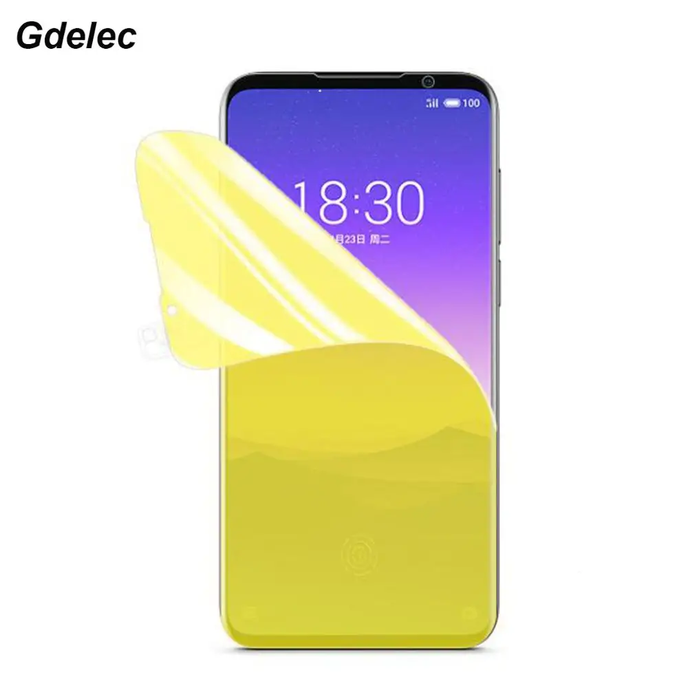 3D мягкая Гидрогелевая пленка для MEIZU 16s 16 plus 16x15 note 9 6 Pro 7 Plus X8 V8 U20 U10 защитная из ТПУ