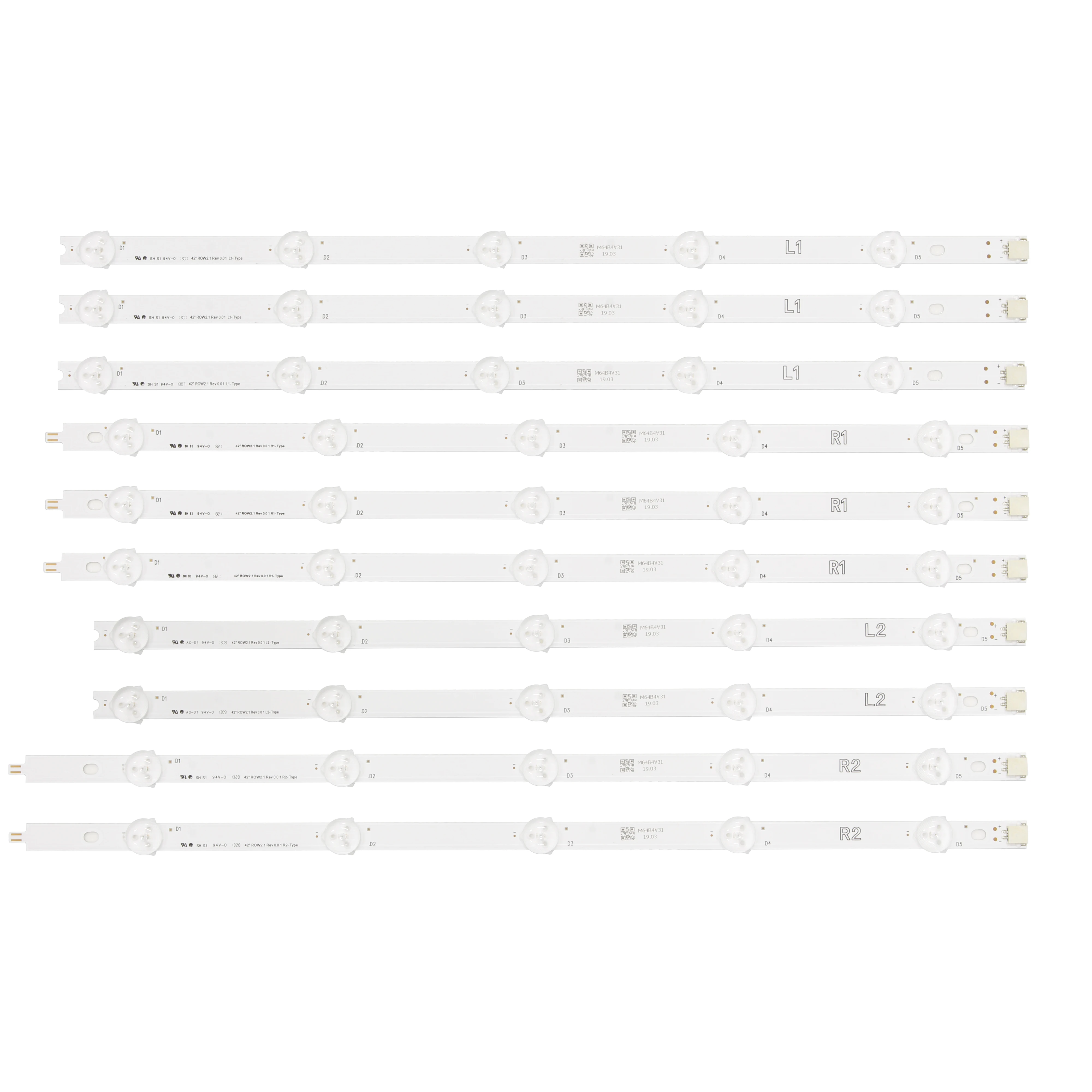 

LED strip perfect Replacement for LG 42LN5700 42LN519C 42LN5200 42LN6150 42LN5758 42LN541V 42LN5450 6637L-0025A LC420DUE