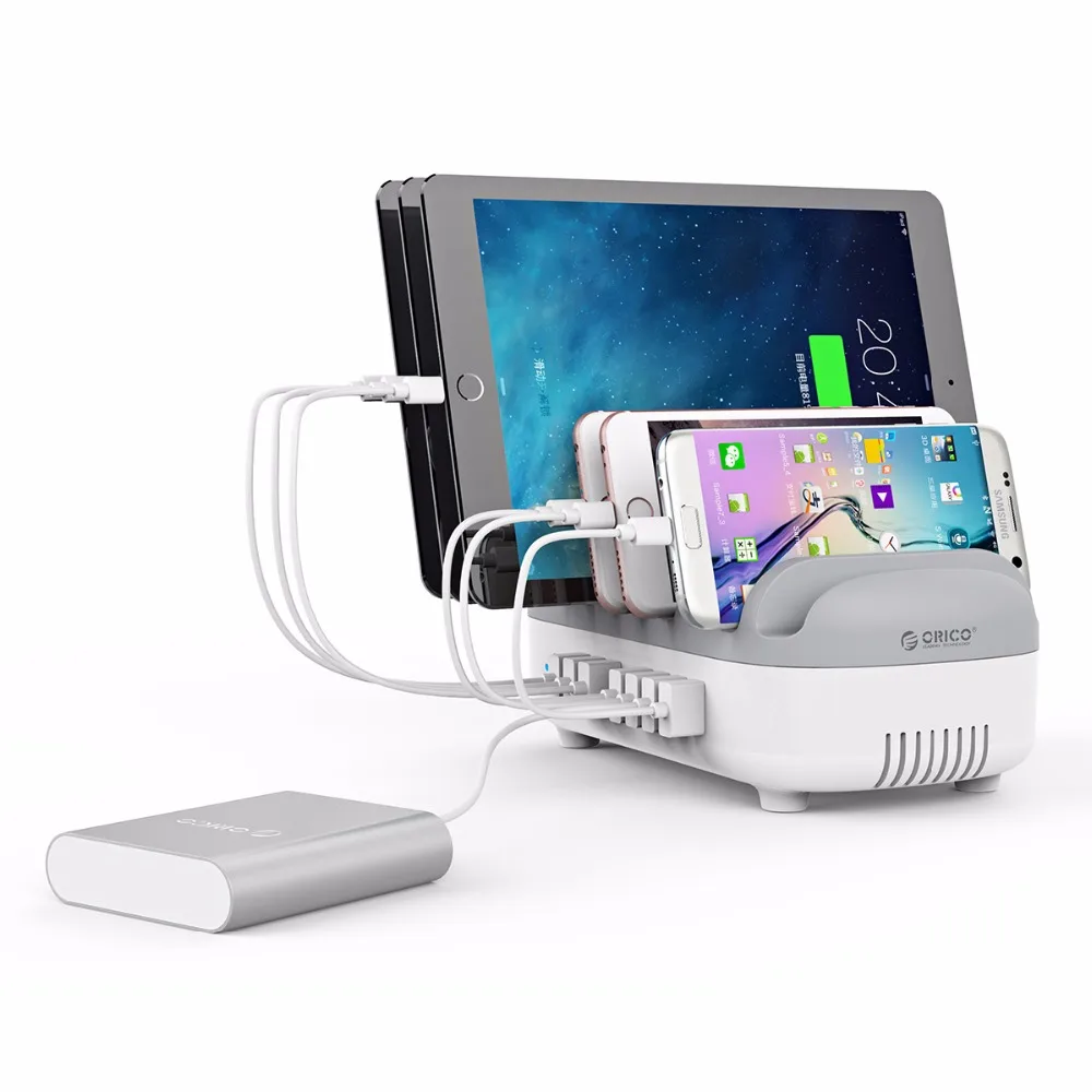 ORICO 10 Ports 120W Fast USB Charger Station Dock