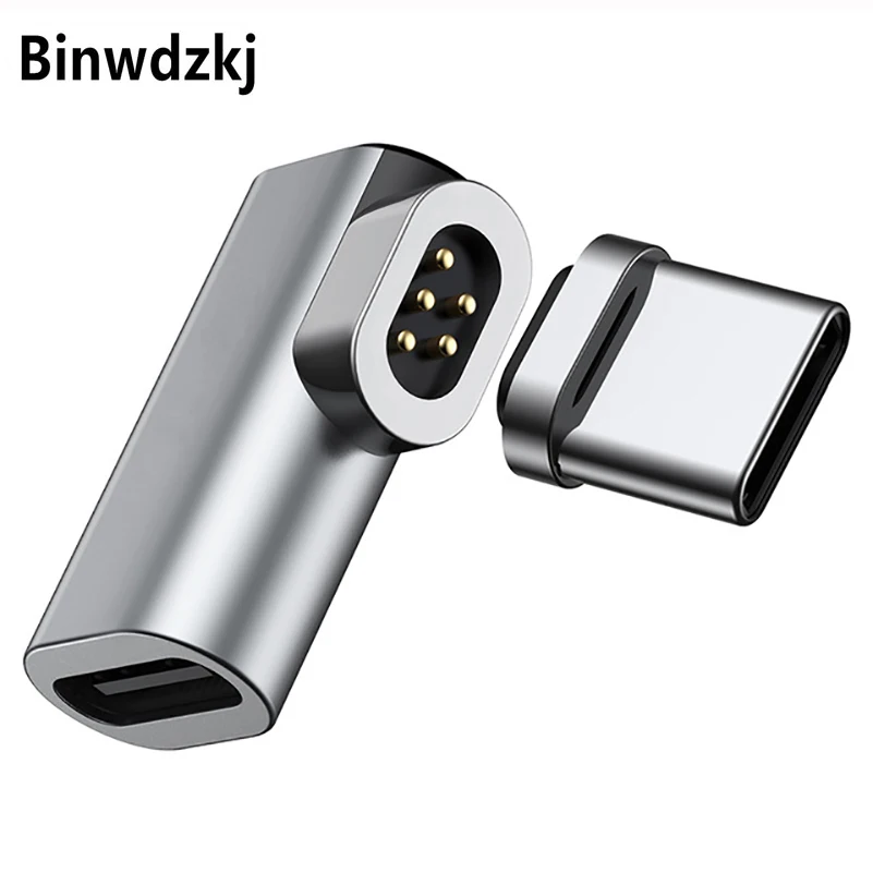 Type C To Type C Magnetic Elbow Adapter Converter For font b Apple b font font