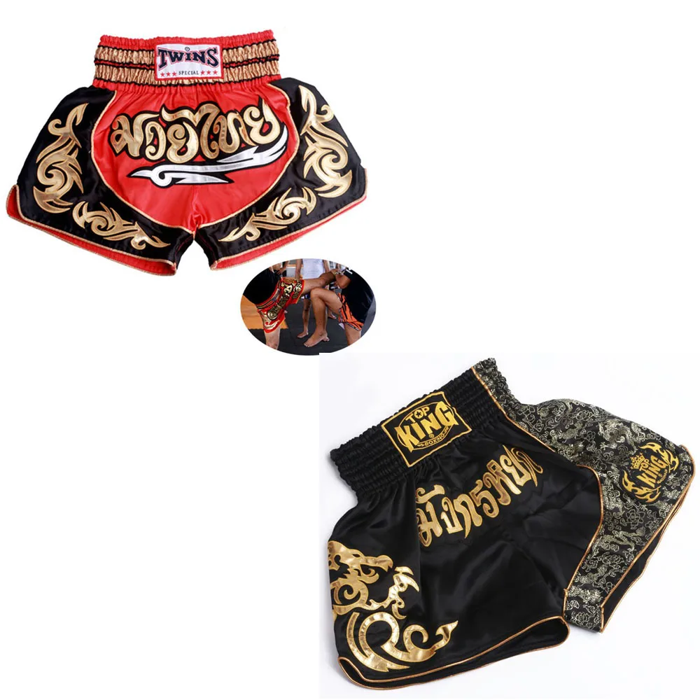 Cheap shorts MuayThai boxing shorts MMA boxeo martial arts fitness