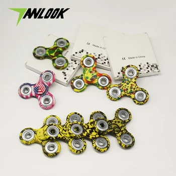 TanLook Hand spinner Fidget spinner camouflage Finger Figet Carki spinner Stres spiner Figit Toy game spinners Tri Handspinner