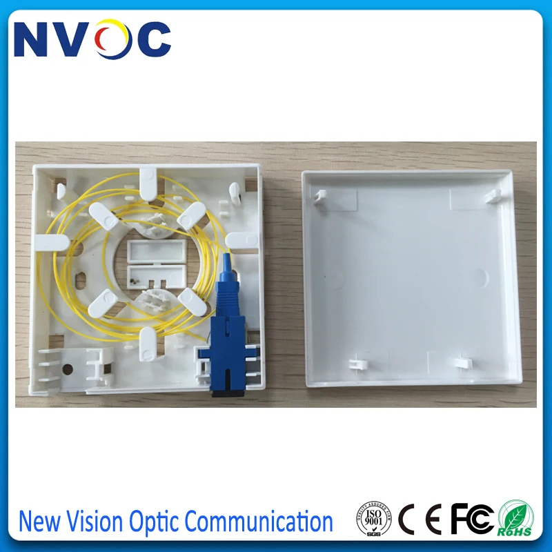 10 шт./лот 86 информационная коммутационная панель Desktop Box SC/UPC или SC/APC Socket Panel B FTTH