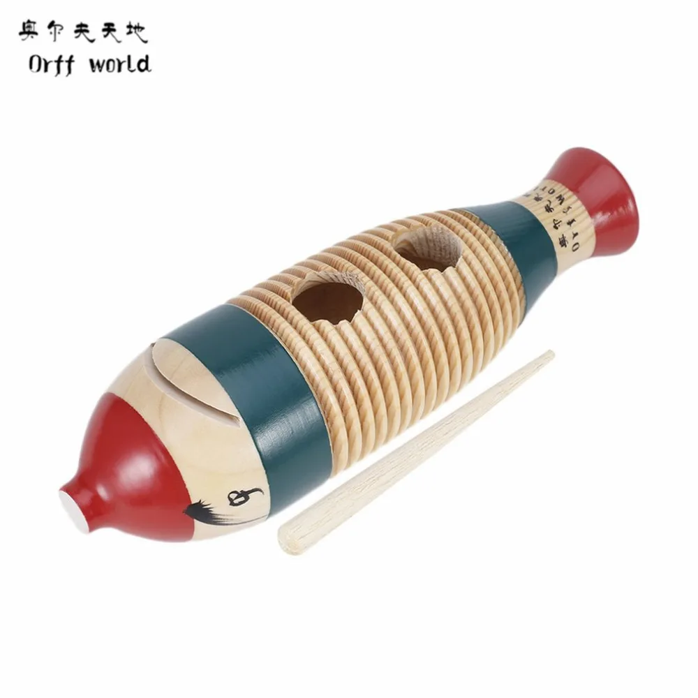 Buy Orff World Musical Instrument Wooden Guiro Fish