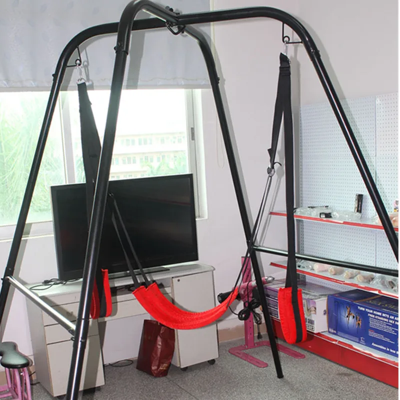 Sex Furniture Multipurpose Swing Bracket Sex Swing Sling Metal Frame Hammock Shelf Adult Game Toys for Women E5-3-1