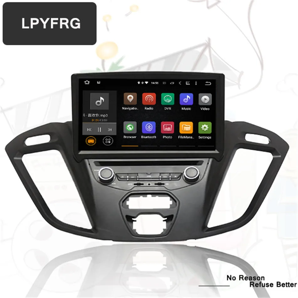  For Ford Transit Custom 2013 2014 2015-17 Car Radio CD DVD Video Player GPS Navigation Sat Nav Audi