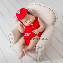 Реквизит для фотосъемки новорожденных диванов винтажный мини-диван ручной работы реквизит для детской фотосъемки