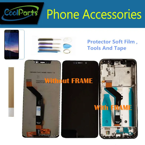 

For Motorola Moto One P30 Play XT1941-1 XT1941-3 LCD Display Screen+Touch Screen Digitizer Sensor Assembly With FRAME With Kit