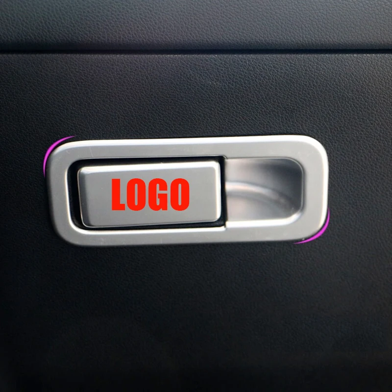 

ABS Matte For KIA Sportage 4 QL KX5 2018 2019 2020 LHD auto accessories Car copilot glove Box handle bowl Cover Trim car styling