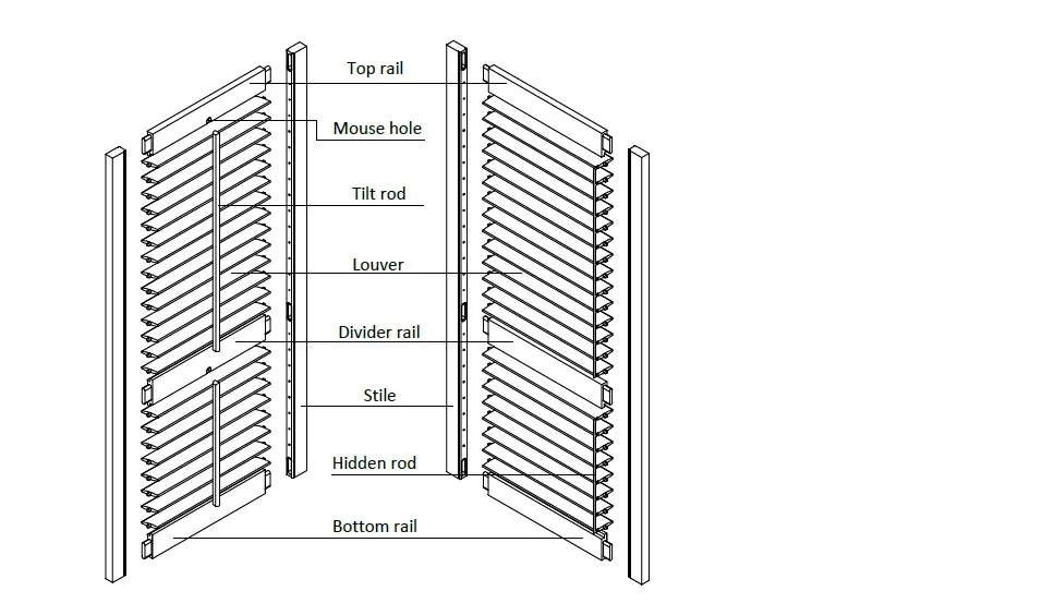 Деревянные жалюзи на окна 25 мм купить в Москве