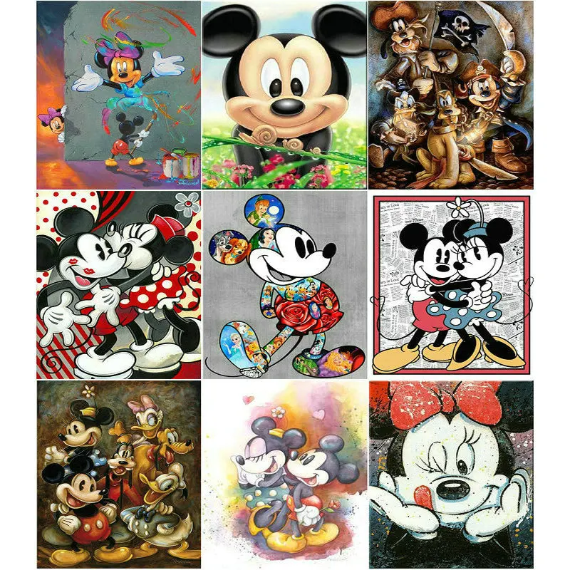 

Diamond embroidery stickers diy 5d diamond painting stitch mouse picture pastes rhinestone diamond art painting mouse