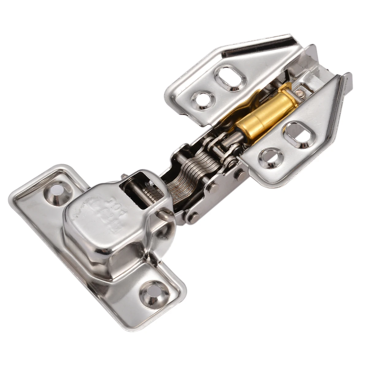Safety Stainless Steel Door Hydraulic Hinges Damper Buffer Soft Close For Cabinet Cupboard Furniture Hardware