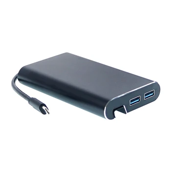 

USB C Hub, 7 In 1 USB C to HDMI VGA USB 3.0 Adapter with Ethernet Port Type C Charging