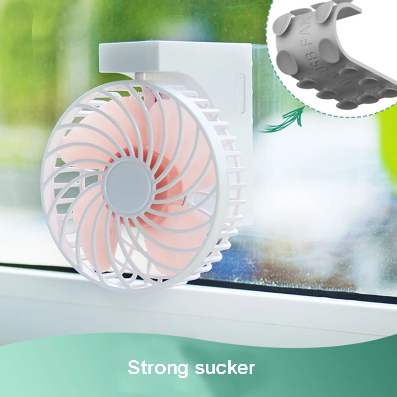 Portátil mini lechón USB ventilador recargable ventilador con Vane ABS eléctrico litio pedestal ventilador derecho cuchillas