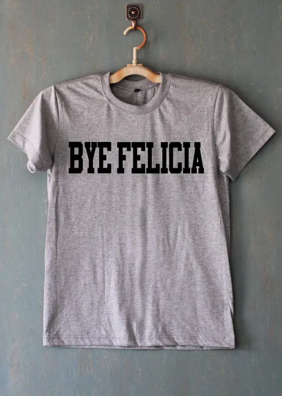 Футболка Bye Felicia футболка унисекс больше размера и яркости|tee shirt|t shirtunisex tshirt |