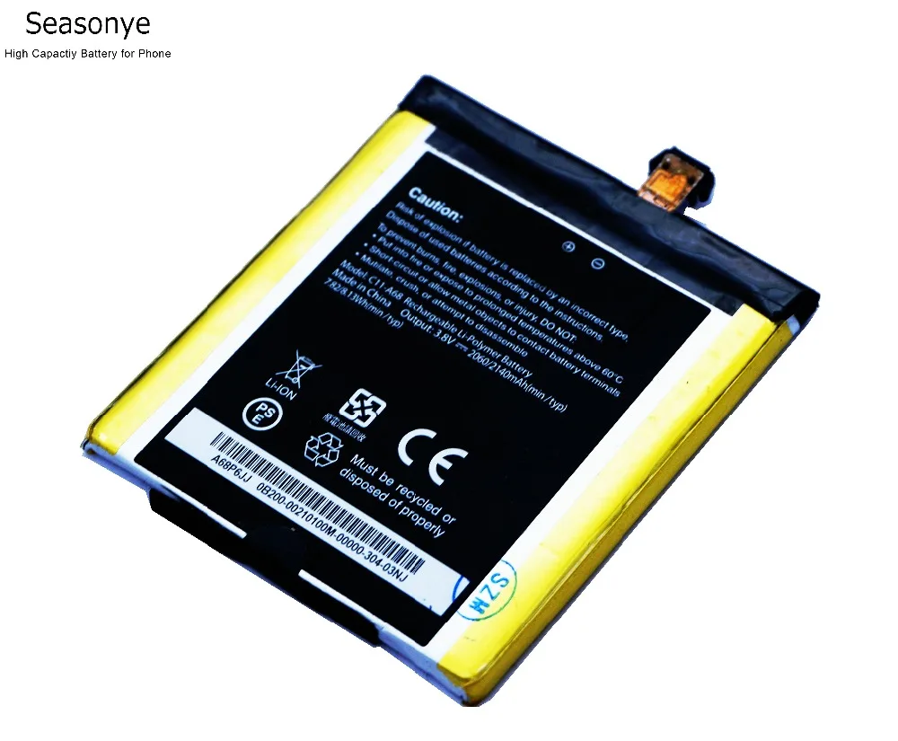 Запасные аккумуляторы для телефонов сезона 2140 mAh/8.13Wh C11-A68/C11A68/C11 A68 для ASUS Padfone 2 PadFone2 A68 A 68