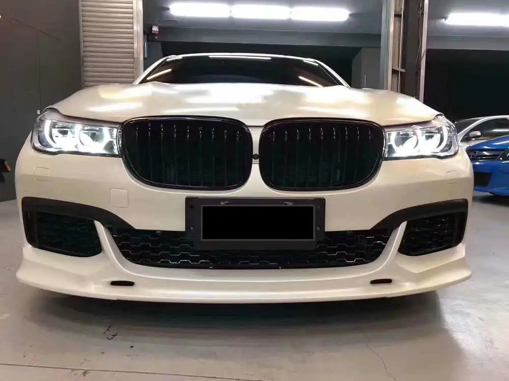 Auto Car Carbon Fiber Front Bumper Wing Spoilers Front Spoiler 3D Style Front Lip for BMW G11 G12 G10 M760 730i 740i 750d 750i