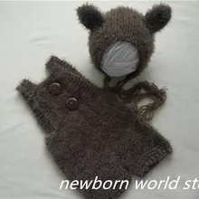 Брюки для фотосъемки новорожденных, норковая бархатная меховая брюки