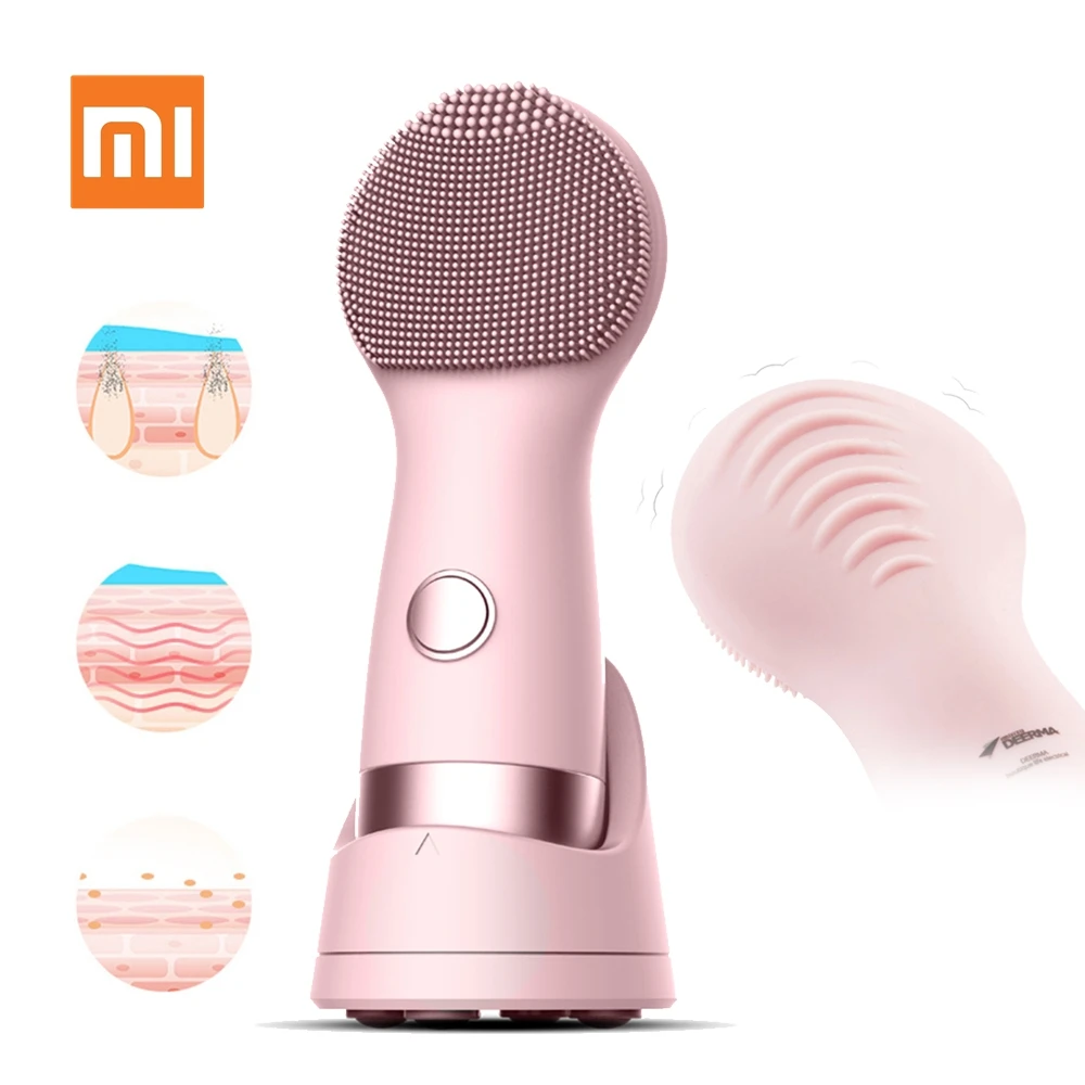

Xiaomi Ecological Chain Brand DEERMA Electric Face Cleanser Cleansing Face Instrument Beauty Facial Skin Care Massager Tool