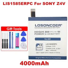 LOSONCOER 4000 мАч LIS1585ERPC для аккумулятора sony Z4V+ номер отслеживания+ Бесплатные инструменты